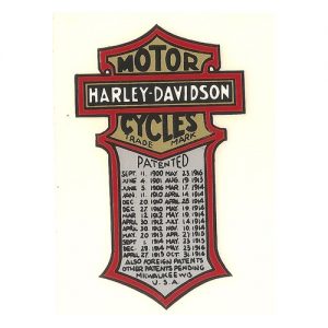 Decalcomania trasferibile a secco per serbatoio - Harley - Davidson