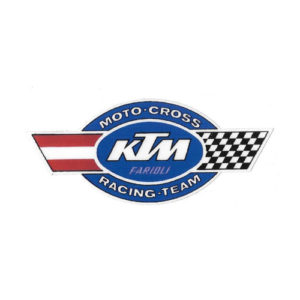 adesivo in pvc per KTM , scritta MOTO CROSS RACING TEAM